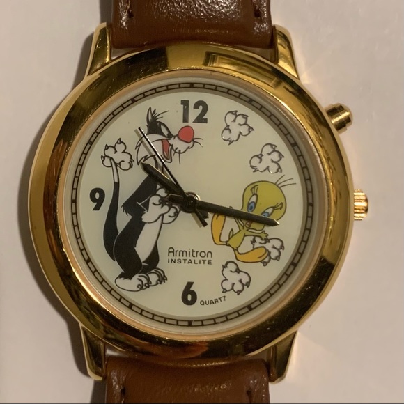 WATCH LooneyTunesTweety & Sylvester"musical watch Armitron - Picture 4 of 15